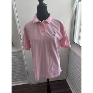 Disney Wear Vintage Embroidered Minnie Mouse Polo Shirt large travel vacation